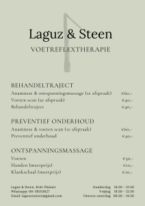 Laguz & Steen behandelingen (1)